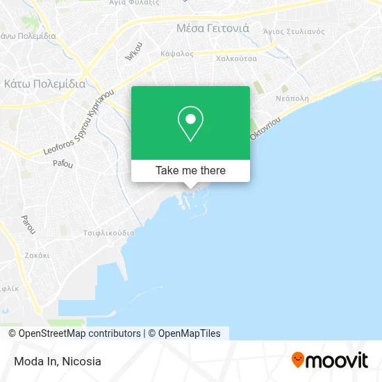 Moda In map