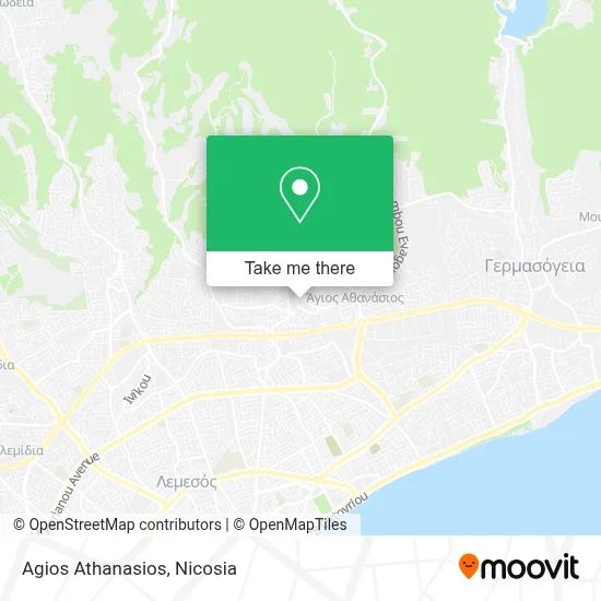 Agios Athanasios map