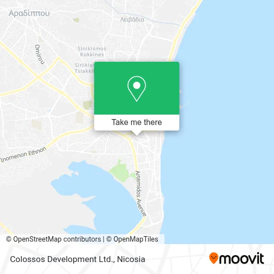 Colossos Development Ltd. map