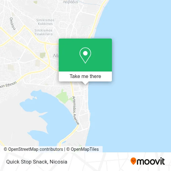 Quick Stop Snack map