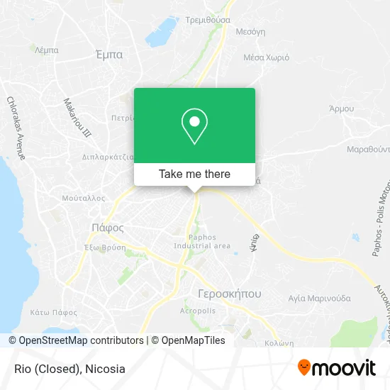 Rio (Closed) map
