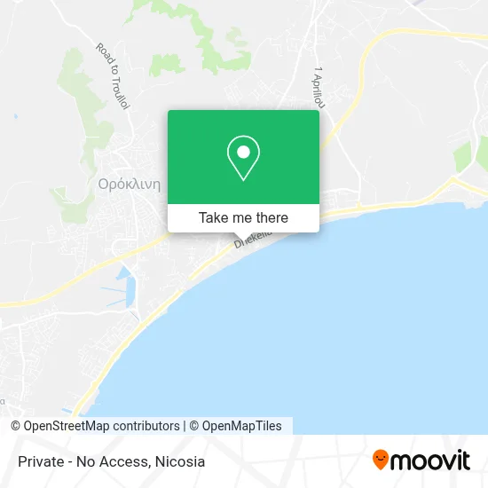 Private - No Access map