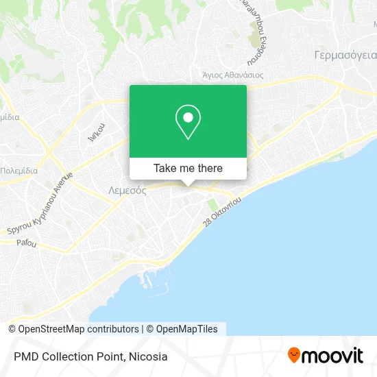 PMD Collection Point map