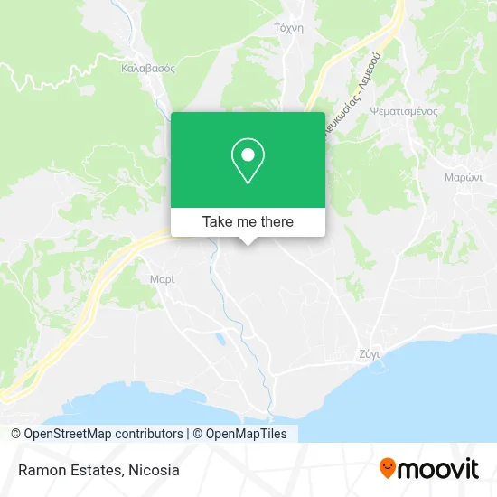 Ramon Estates map