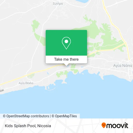 Kids Splash Pool map