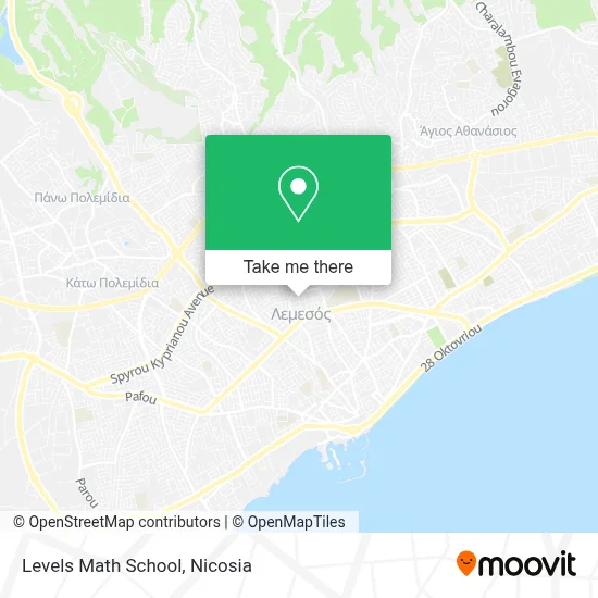 Levels Math School map