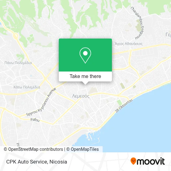 CPK Auto Service map