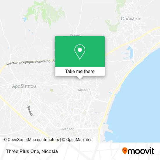 Three Plus One map