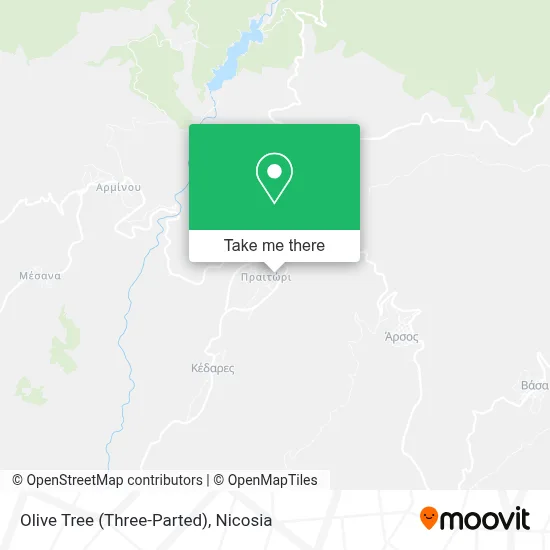 Olive Tree (Three-Parted) map