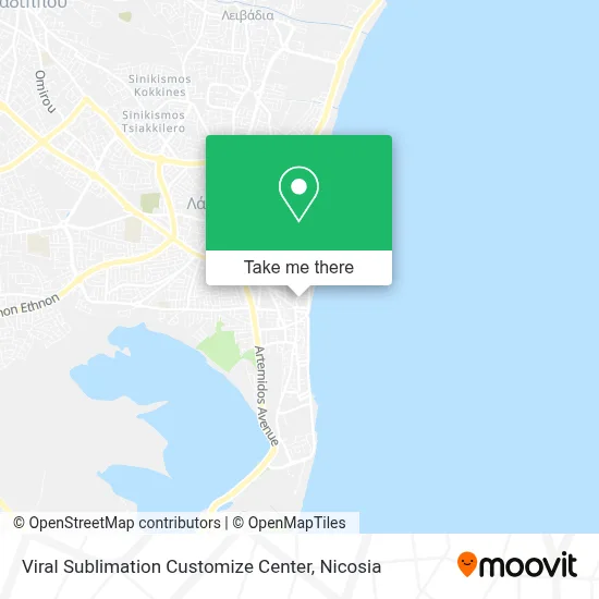 Viral Sublimation Customize Center map