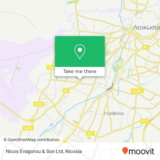 Nicos Evagorou & Son Ltd map