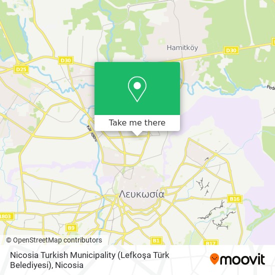 Nicosia Turkish Municipality (Lefkoşa Türk Belediyesi) map