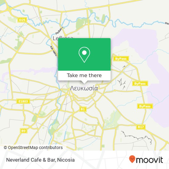 Neverland Cafe & Bar map