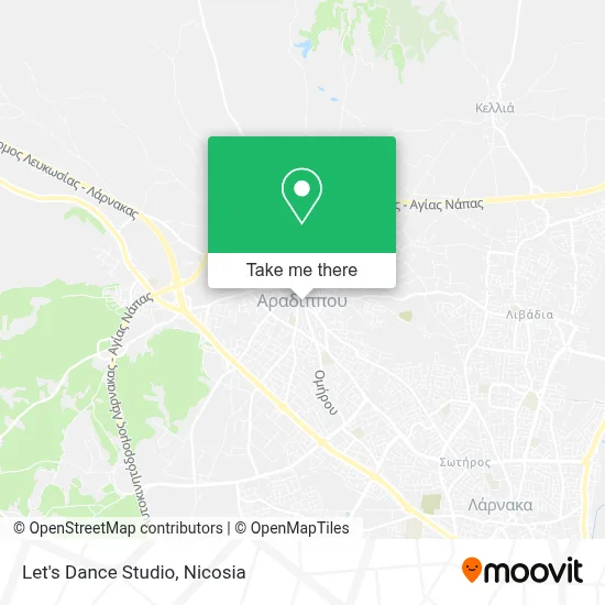 Let's Dance Studio map