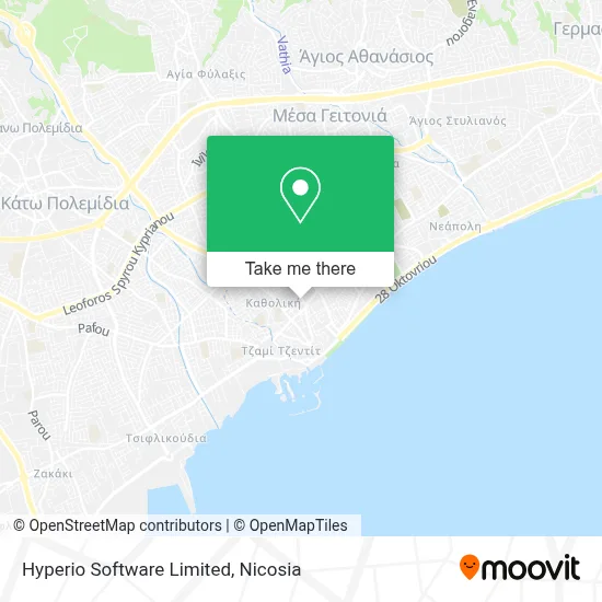 Hyperio Software Limited map
