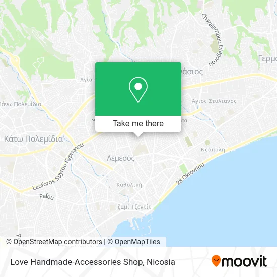 Love Handmade-Accessories Shop map