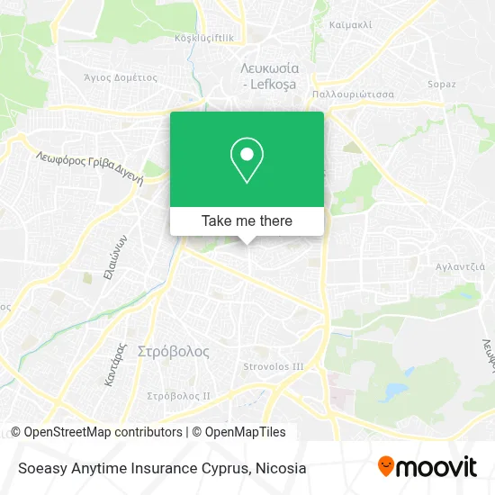 Soeasy Anytime Insurance Cyprus map