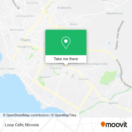 Loop Cafe map