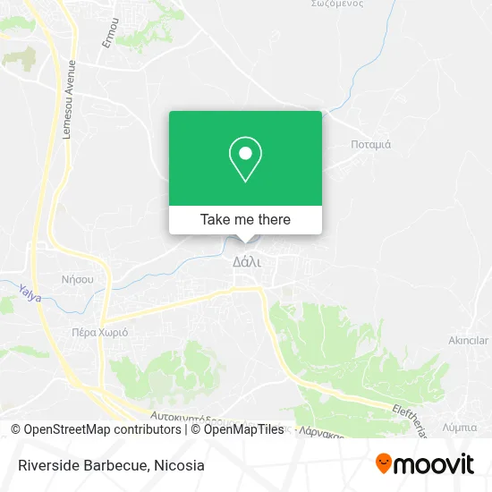 Riverside Barbecue map