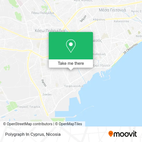 Polygraph In Cyprus map