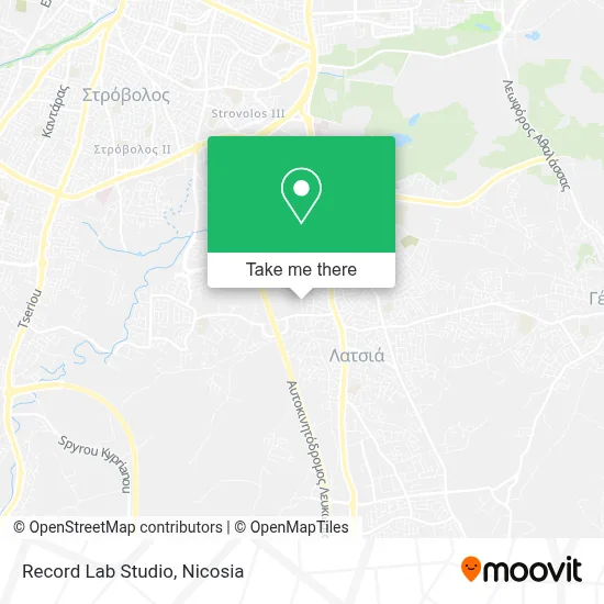Record Lab Studio map