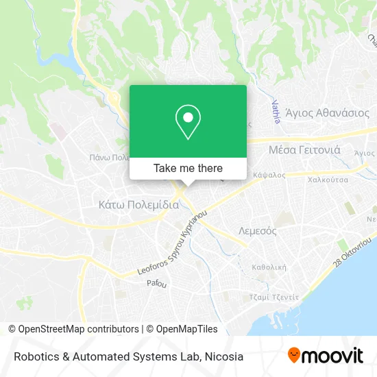 Robotics & Automated Systems Lab map