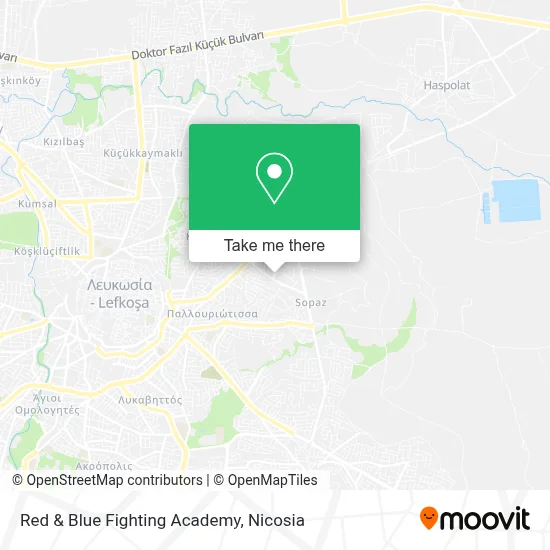 Red & Blue Fighting Academy map