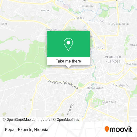 Repair Experts map