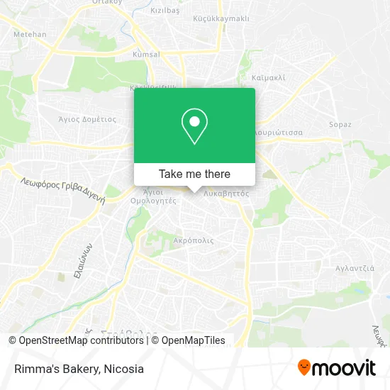 Rimma's Bakery map