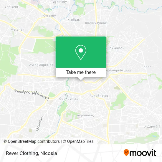 Rever Clothing map