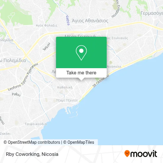 Rby Coworking map