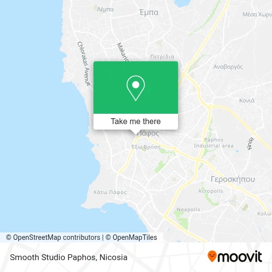 Smooth Studio Paphos map