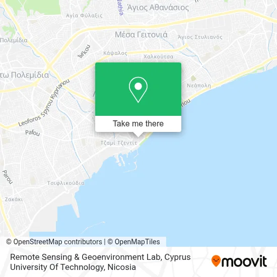 Remote Sensing & Geoenvironment Lab, Cyprus University Of Technology map