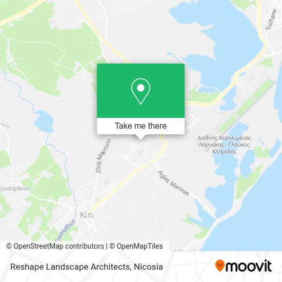 Reshape Landscape Architects map