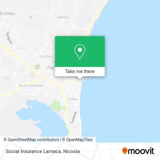 Social Insurance Larnaca map