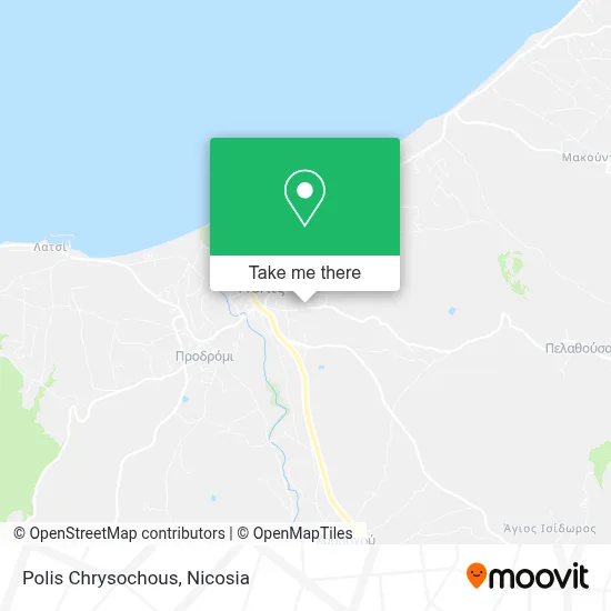 Polis Chrysochous map