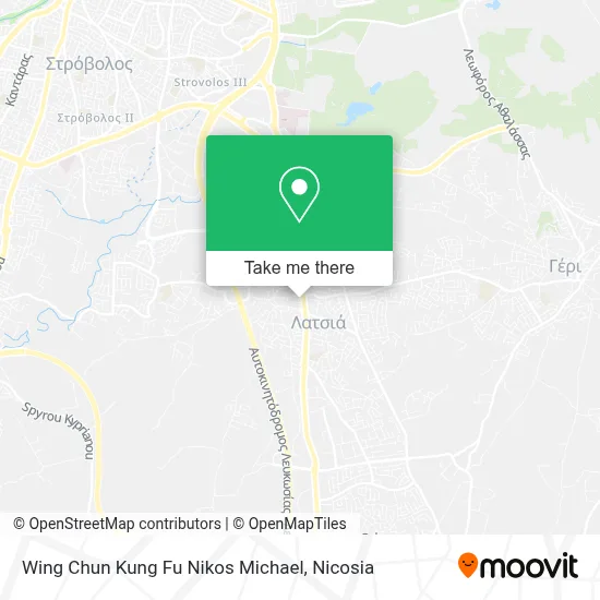 Wing Chun Kung Fu Nikos Michael map