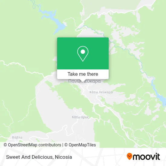 Sweet And Delicious map