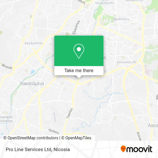 Pro Line Services Ltd map