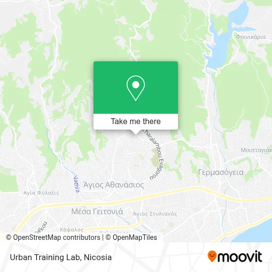 Urban Training Lab map
