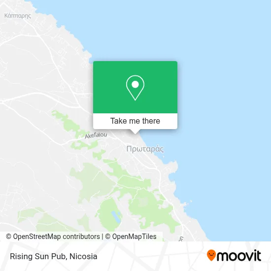 Rising Sun Pub map