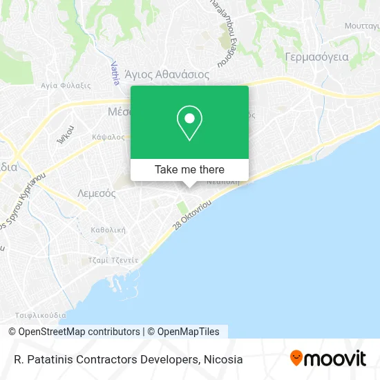 R. Patatinis Contractors Developers map