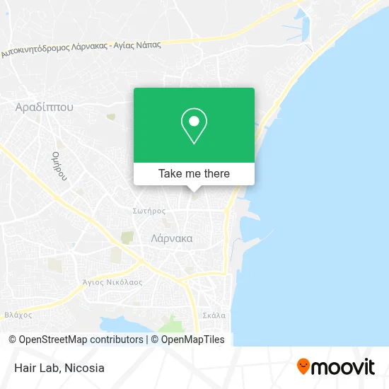 Hair Lab map