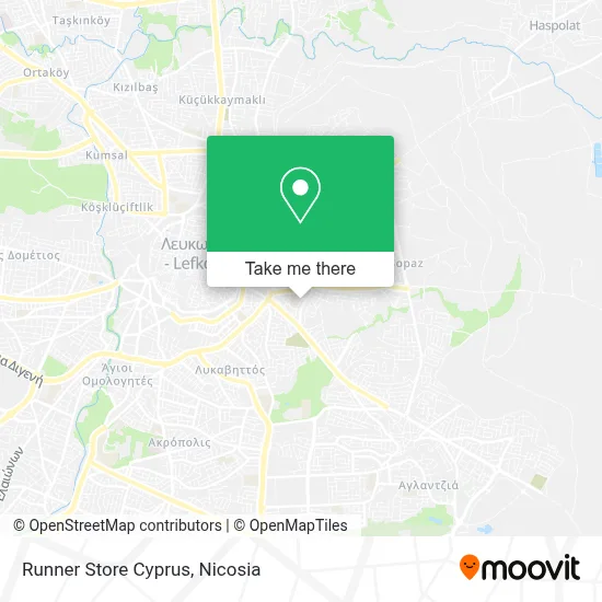 Runner Store Cyprus map