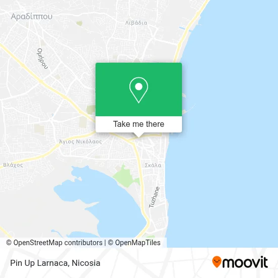 Pin Up Larnaca map