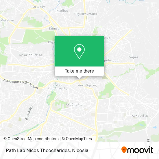 Path Lab Nicos Theocharides map