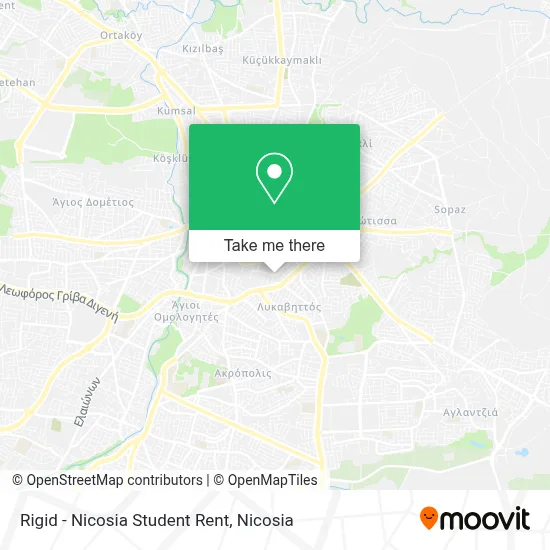 Rigid - Nicosia Student Rent map