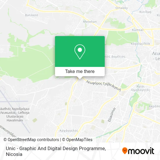 Unic - Graphic And Digital Design Programme map