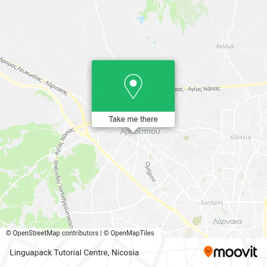 Linguapack Tutorial Centre map
