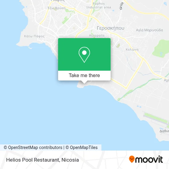 Helios Pool Restaurant map